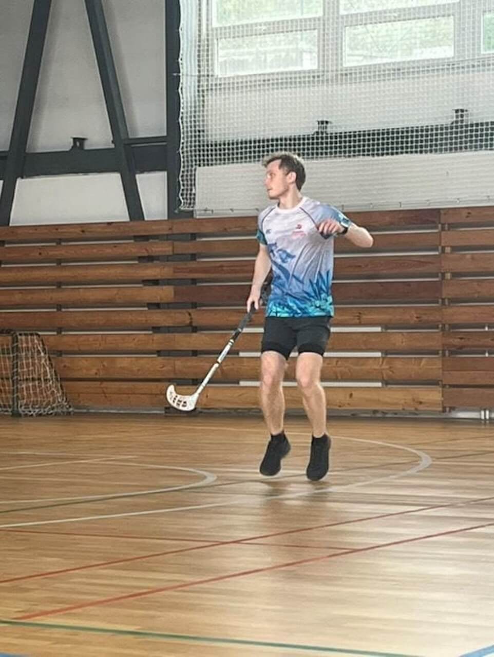 Florbal so studentmi na Gymnaziu v Cadci