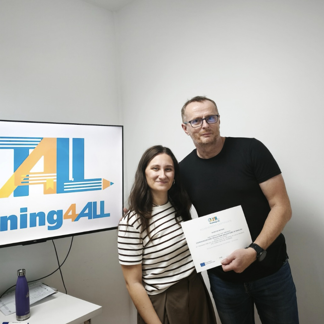 Martin Petrik at the English language course in Sevilla