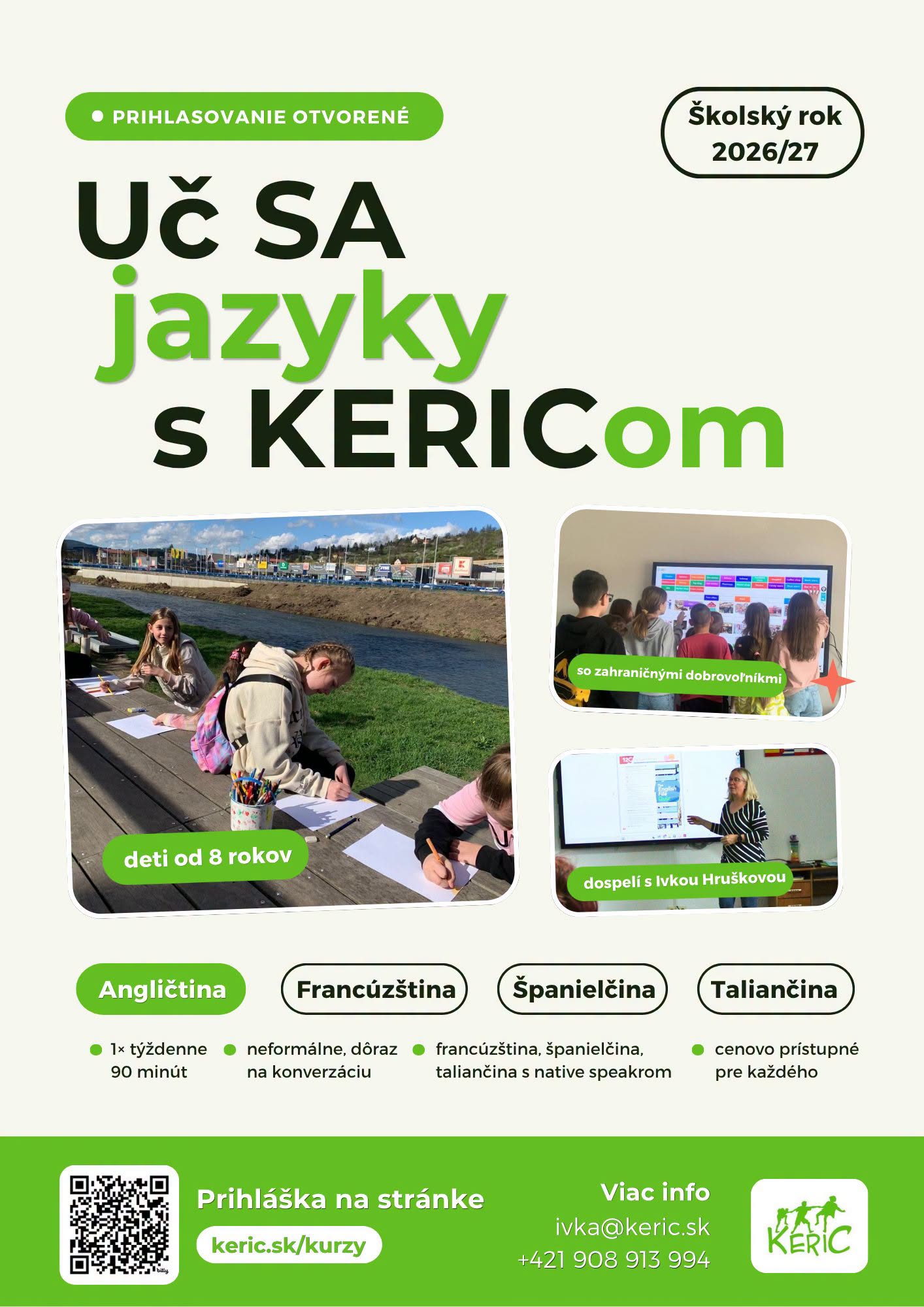 International volunteers at KERIC in Cadca