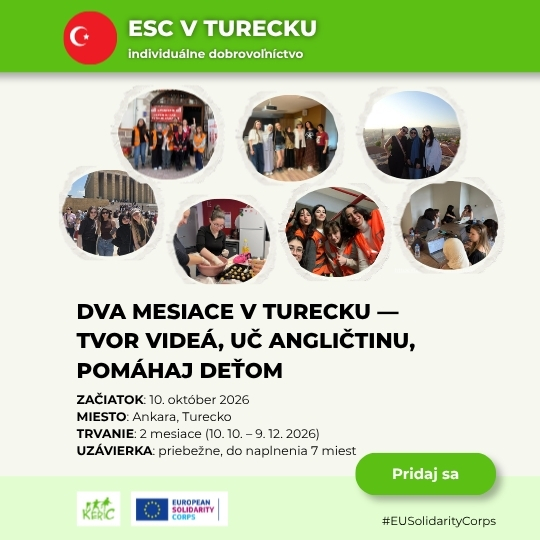 ESC volunteers working with children in Ankara Turkiye