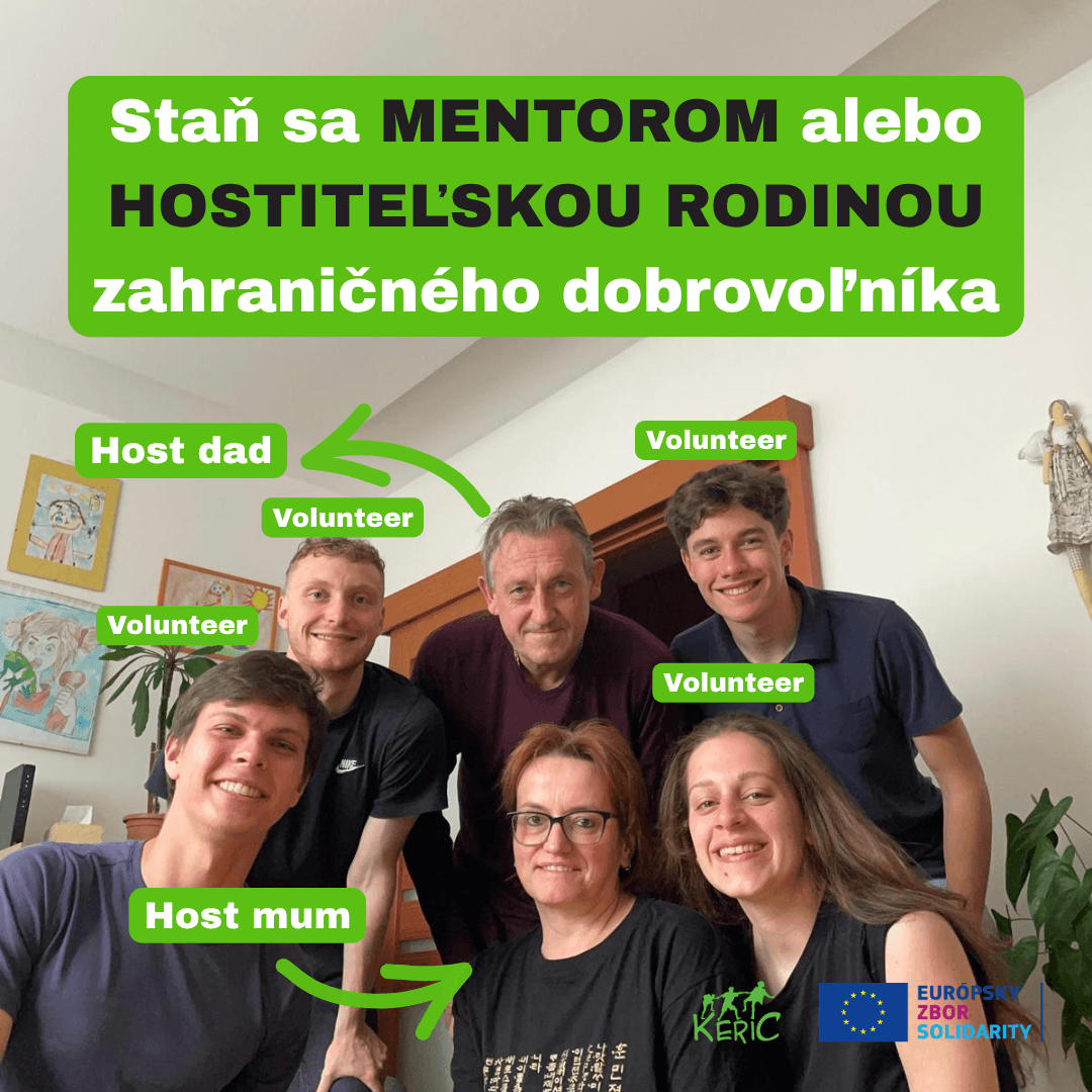 mentor a hostitelska rodina esc dobrovolnikov keric thum