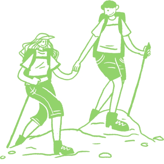 grafika treking