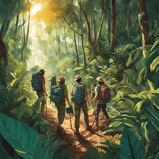 tent in the forest graphic