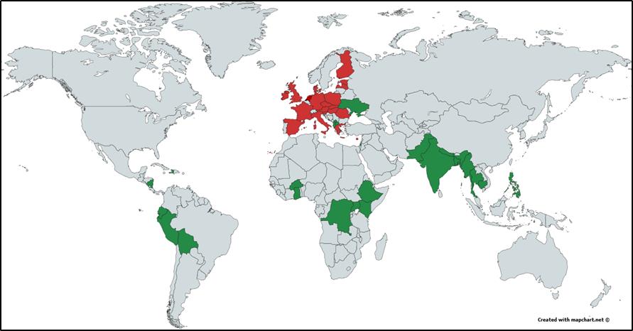 mapa euaid